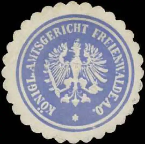 K. Amtsgericht Bad Freienwalde/Oder