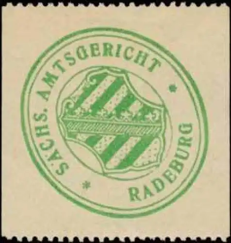 S. Amtsgericht Radeburg
