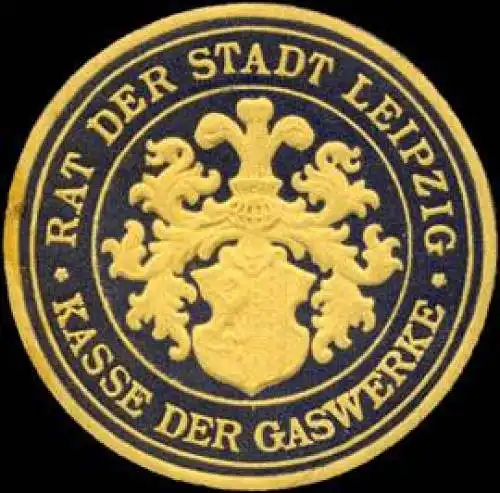 Rat der Stadt Leipzig - Kasse der Gaswerke