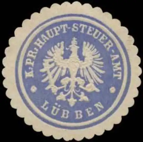 K.Pr. Haupt-Steuer-Amt LÃ¼bben