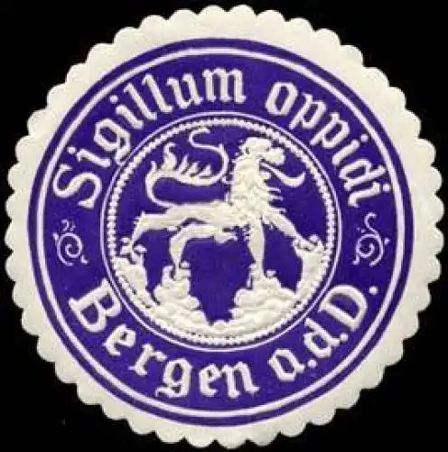 Sigillum oppidi Bergen a.d. Dumme