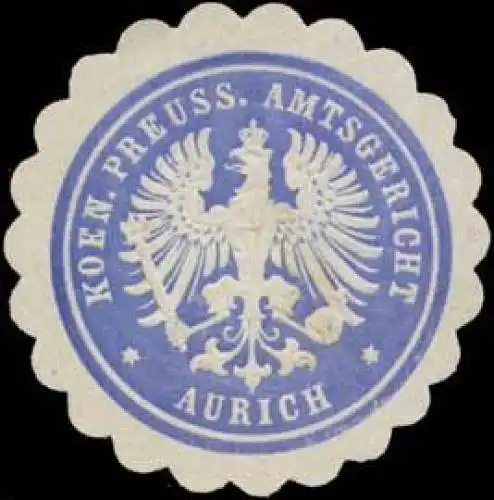 K. Pr. Amtsgericht Aurich