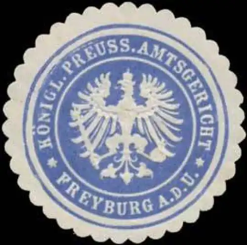 K.Pr. Amtsgericht Freyburg a.d. U