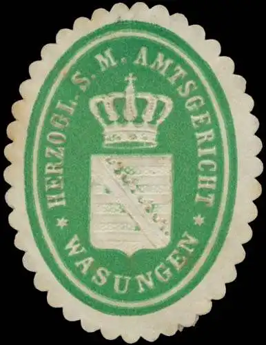 H. S.M. Amtsgericht Wasungen