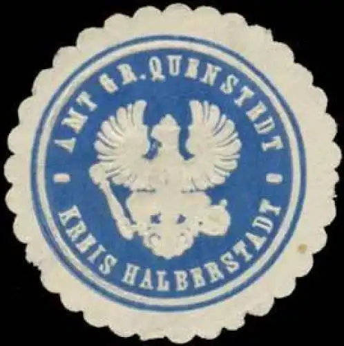 Amt Gr. Quenstedt Kreis Halberstadt