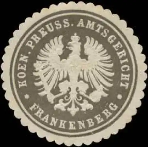 K.Pr. Amtsgericht Frankenbeg
