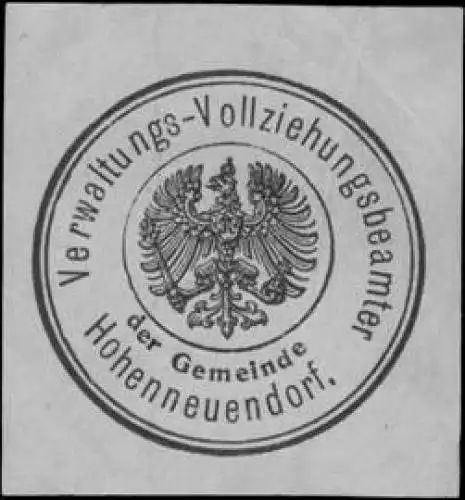 Verwaltungs-Vollziehungsbeamter der Gemeinde Hohenneuendorf