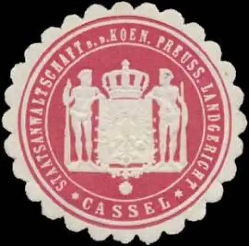 Staatsanwaltschaft b.d. K.Pr. Landgericht Cassel