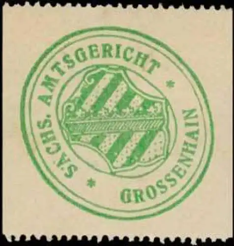 S. Amtsgericht Grossenhain