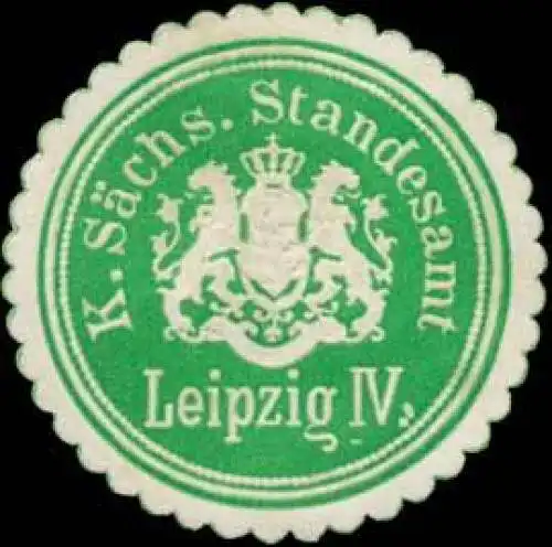 K.S. Standesamt Leipzig IV