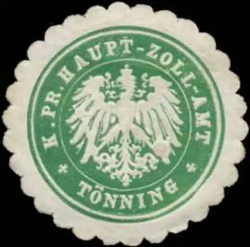 K.Pr. Haupt-Zoll-Amt TÃ¶nning
