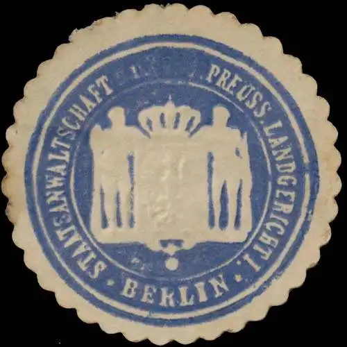 Staatsanwaltschaft b. Pr. Landgericht Berlin