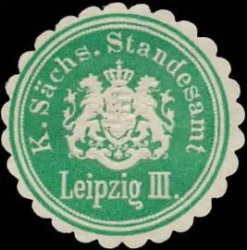 K.S. Standesamt Leipzig III