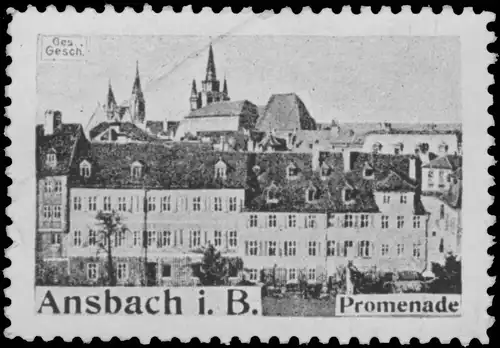 Promenade von Ansbach