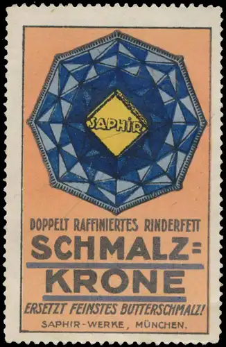 Rinderfett Schmalzkrone