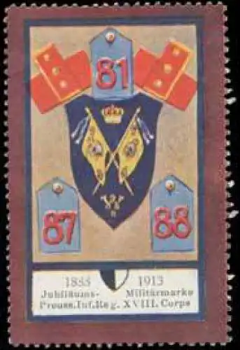 Pr. Infanterie Regiment XVIII. Corps