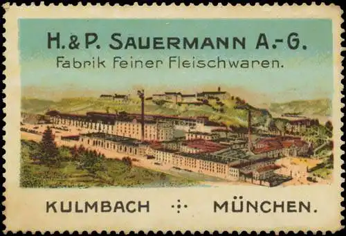 Fabrikansicht Fleischfabrik Sauermann