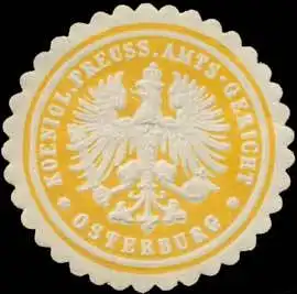 K.Pr. Amts-Gericht Osterburg