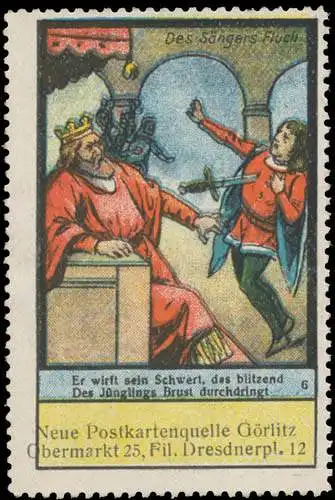 Er wirft sein Schwert