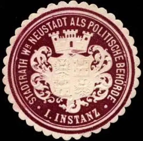 Stadtrath Wr. Neustadt als politische BehÃ¶rde - I. Instanz