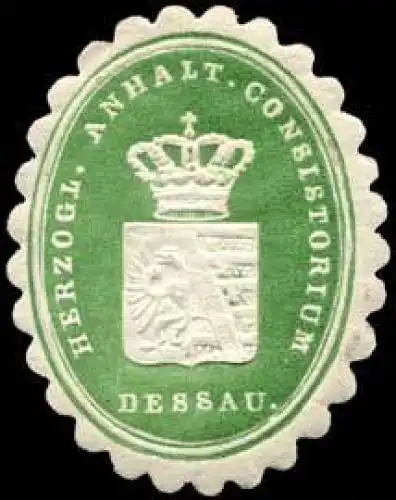 H. Anhalt. Consistorium Dessau