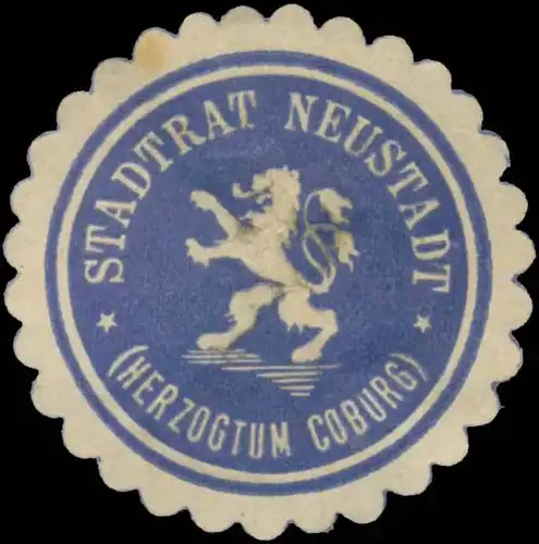 Stadtrat Neustadt Herzogtum Coburg