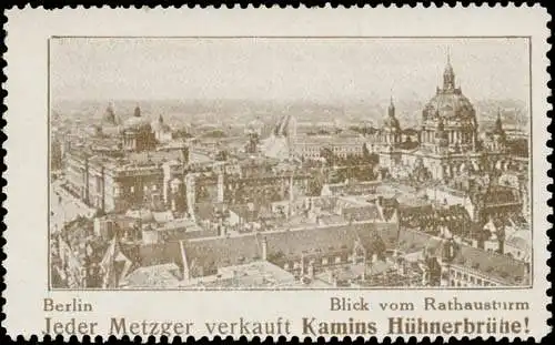 Blick vom Rathausturm - Rotes Rathaus