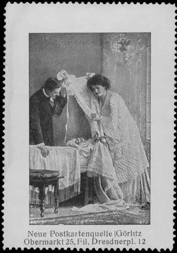 Eltern am Kinderbett