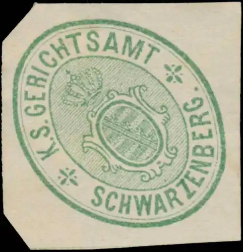 K.S. Gerichtsamt Schwarzenberg