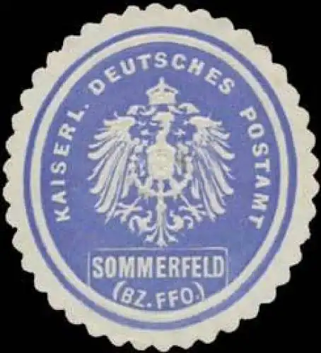 K. Deutsches Postamt Sommerfeld (Bezirk Frankfurt/Oder)