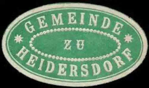 Gemeinde zu Heidersdorf