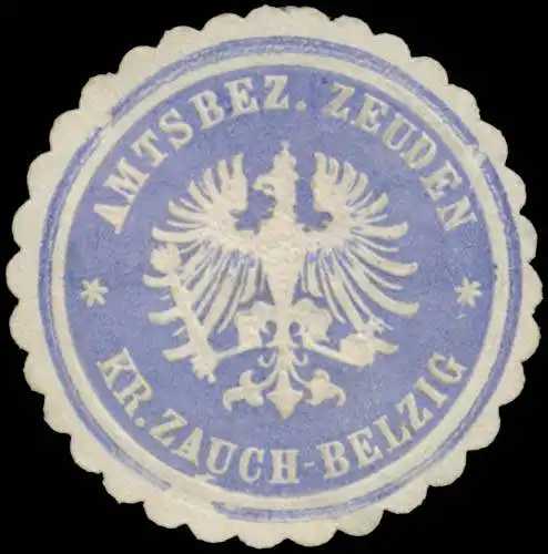 Amtsbezirk Zeuden Kreis Zauch-Belzig