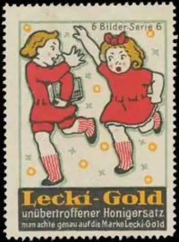 Kinder streiten sich um Honig-Ersatz Lecki-Gold