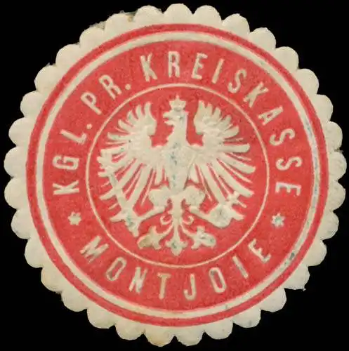 K. Pr. Kreiskasse Montjoie (Monschau)