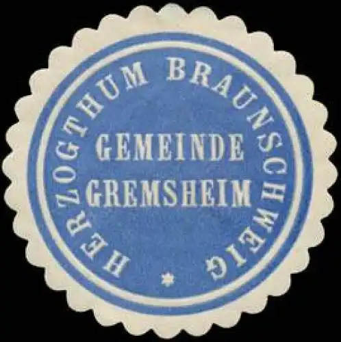 Gemeinde Gremsheim H. Braunschweig