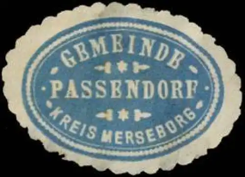 Gemeinde Passendorf Kreis Merseburg
