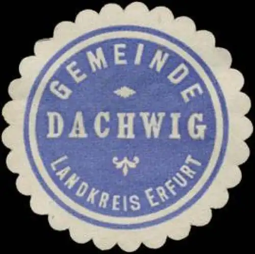 Gemeinde Dachwig Landkreis Erfurt