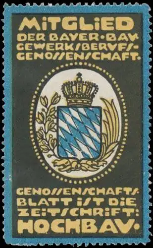 Genossenschaftsblatt Zeitschrift Hochbau