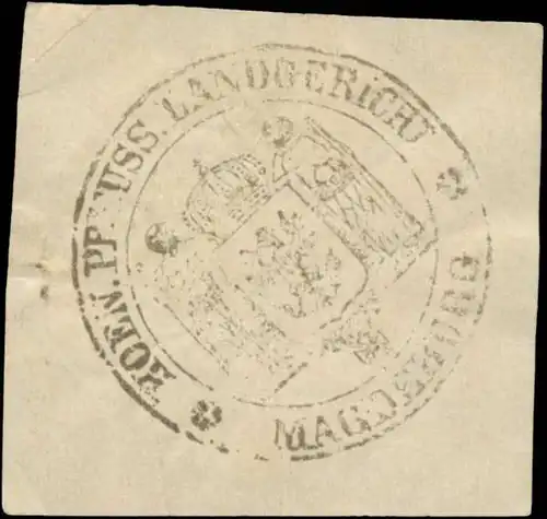 K.Pr. Landgericht Magdeburg
