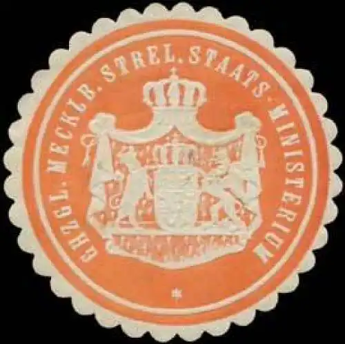 Gr. Mecklb. Strel. Staats-Ministerium