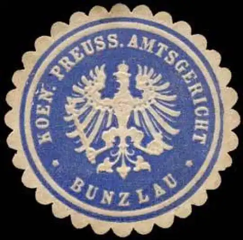 K. Pr. Amtsgericht - Bunzlau