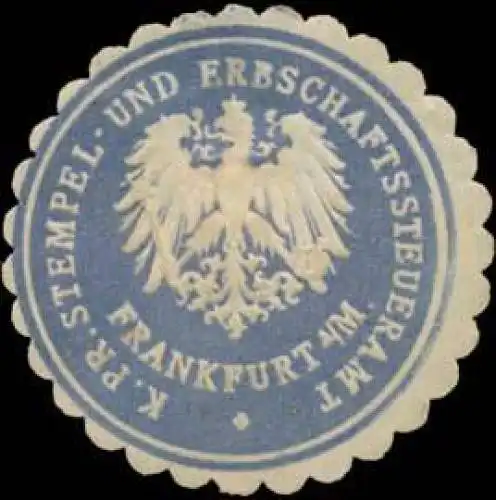 K.Pr. Stempel- und Erbschaftssteueramt Frankfurt/M