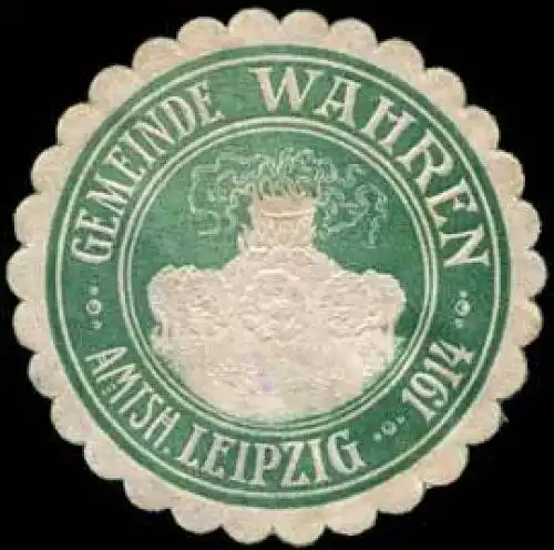 Gemeinde Wahren - Amtshauptmannschaft Leipzig