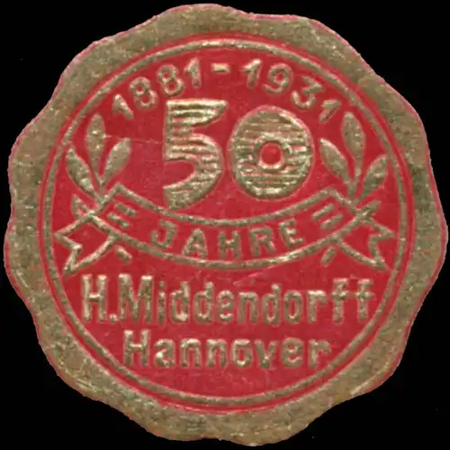 50 Jahre H. Middendorff