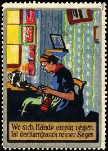 Handarbeit mit Kornfranck Kaffee