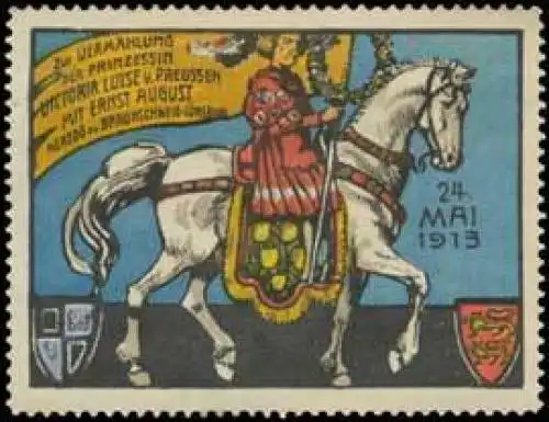 Hochzeit der Prinzessin Victoria Luise von Preussen mit Ernst August Herzog zu Braunschweig LÃ¼neburg