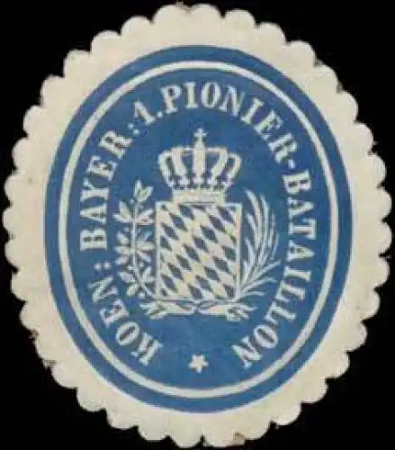 K. Bayer. 1. Pionier-Bataillon