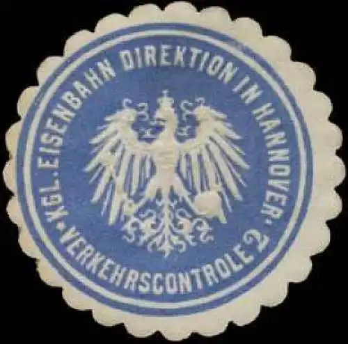 Verkehrscontrolle 2 K. Eisenbahn Direktion in Hannover