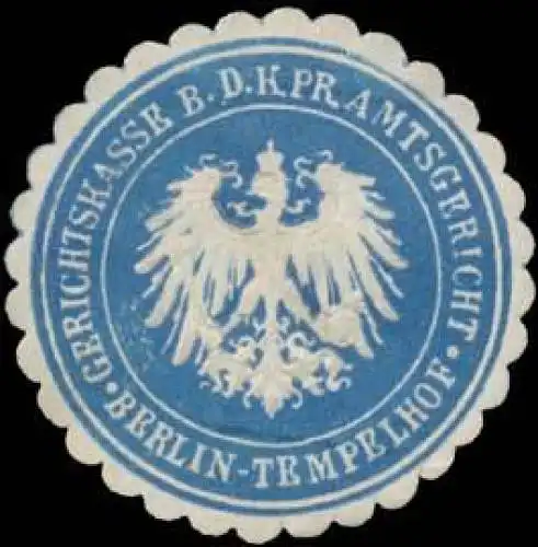 Gerichtskasse b.d. Pr. Amtsgericht Berlin-Tempelhof