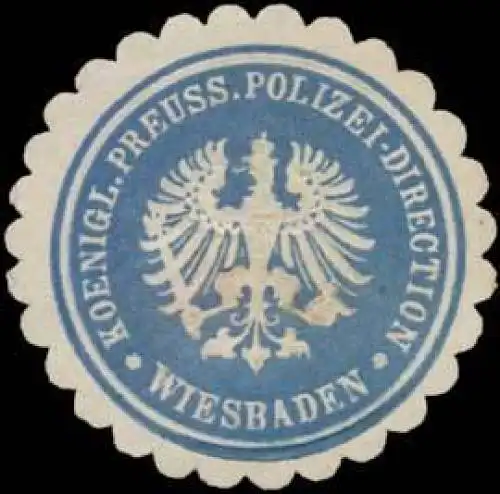 K.Pr. Polizei-Direction Wiesbaden